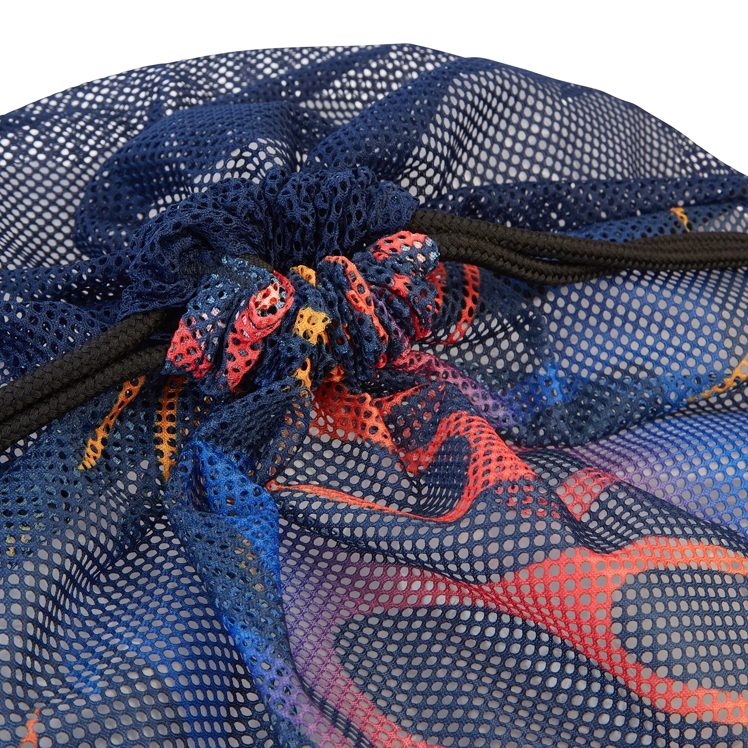 Mesh Bag Printed Blue/Orange