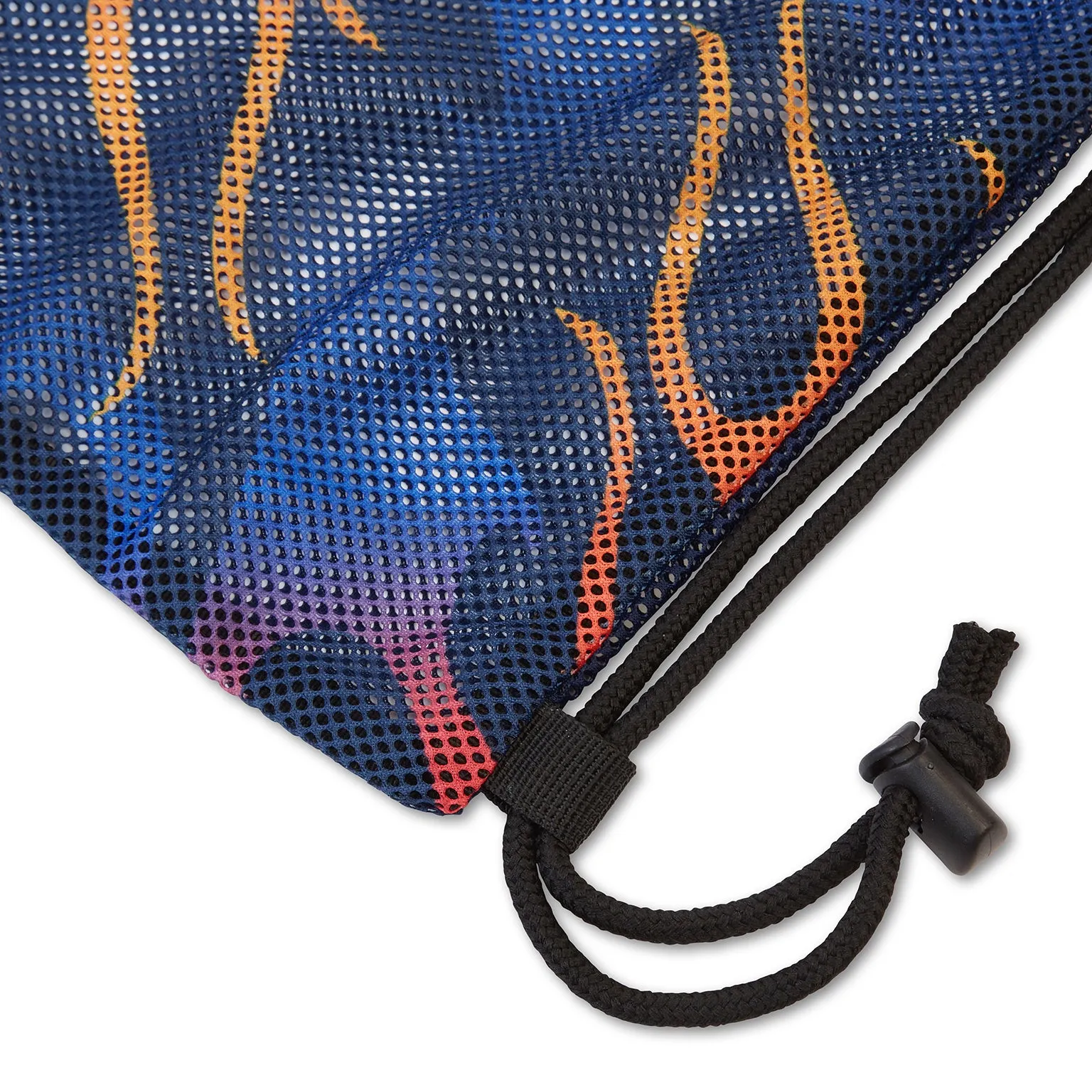 Mesh Bag Printed Blue/Orange