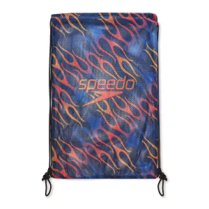Mesh Bag Printed Blue/Orange