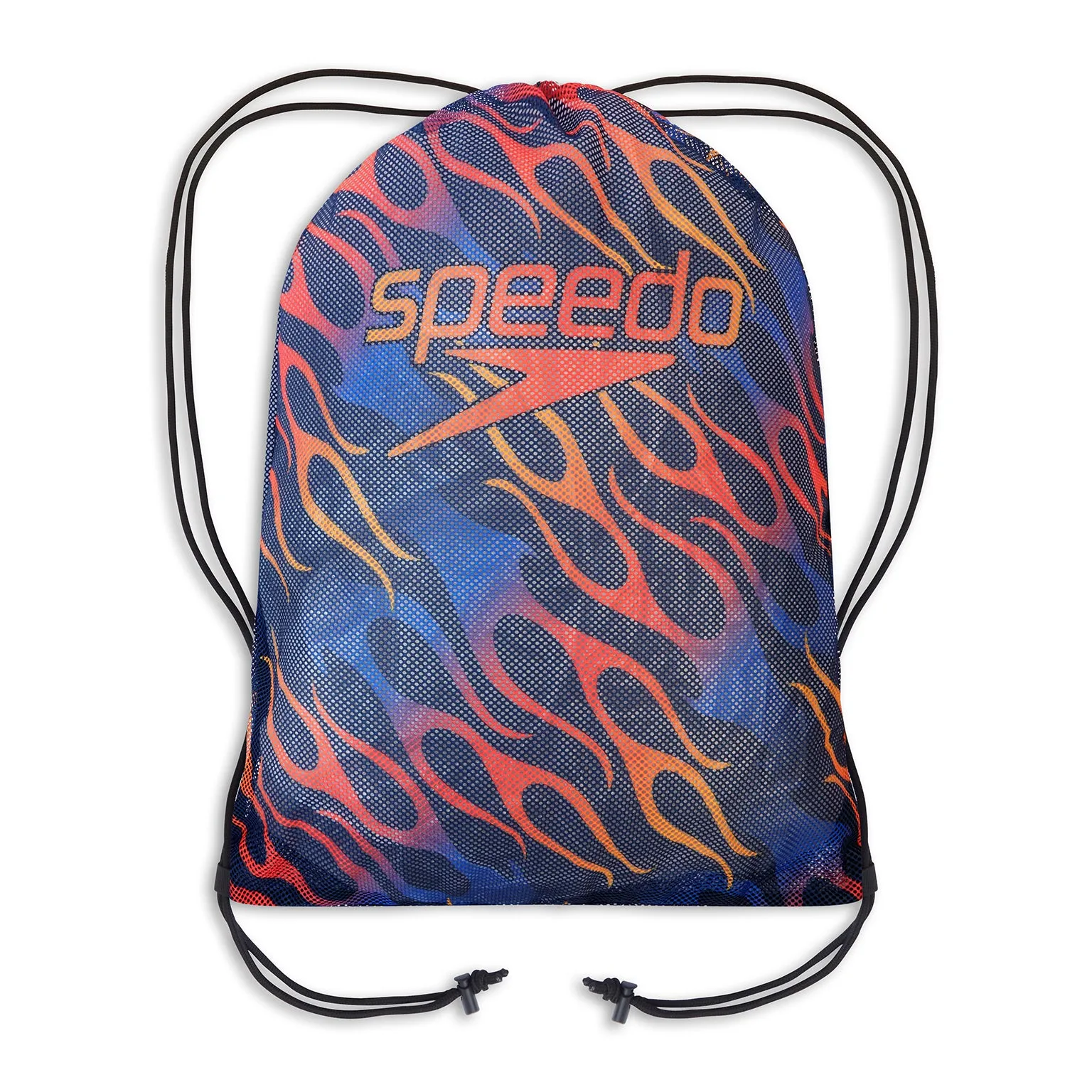 Mesh Bag Printed Blue/Orange