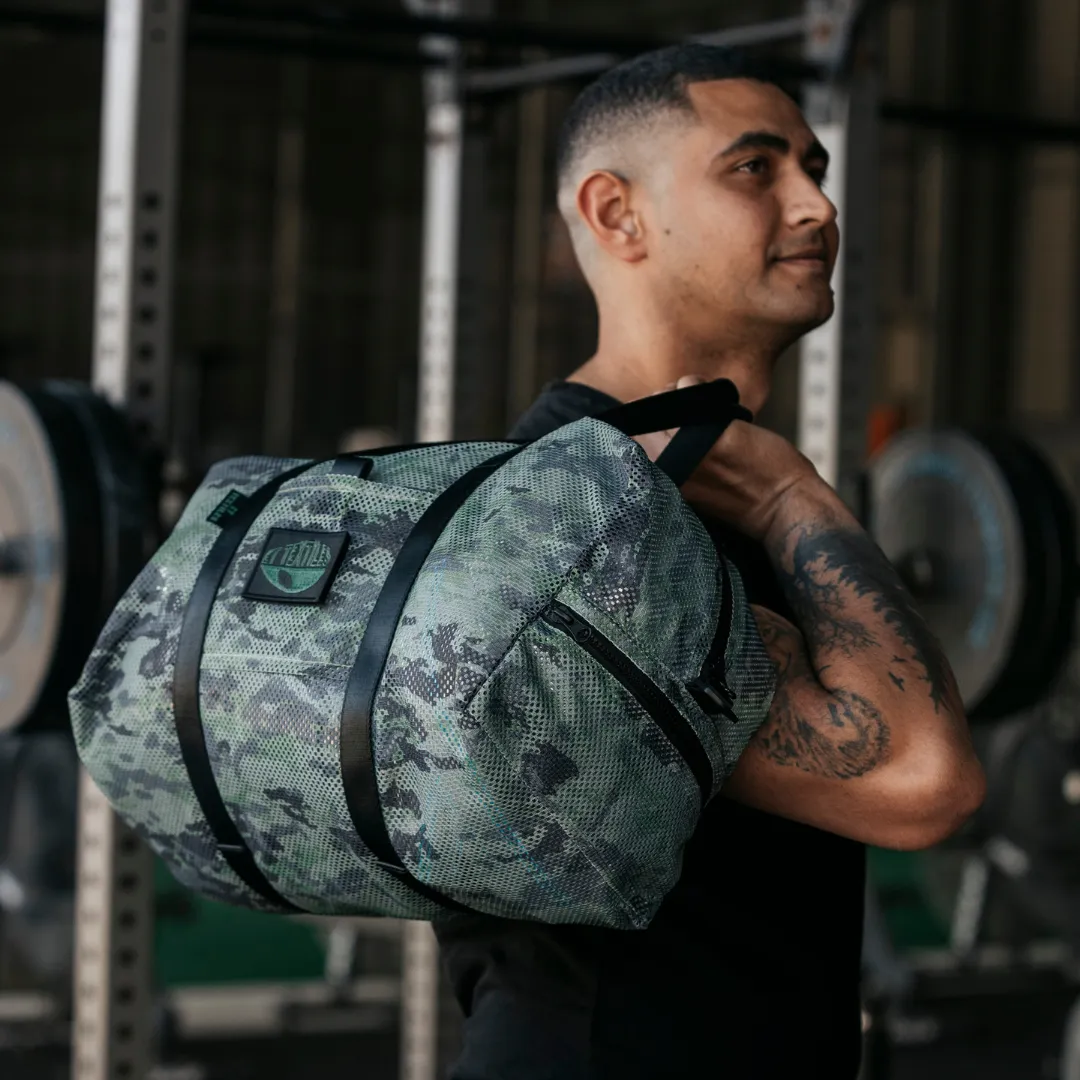Mesh Duffle Bag - Army Green
