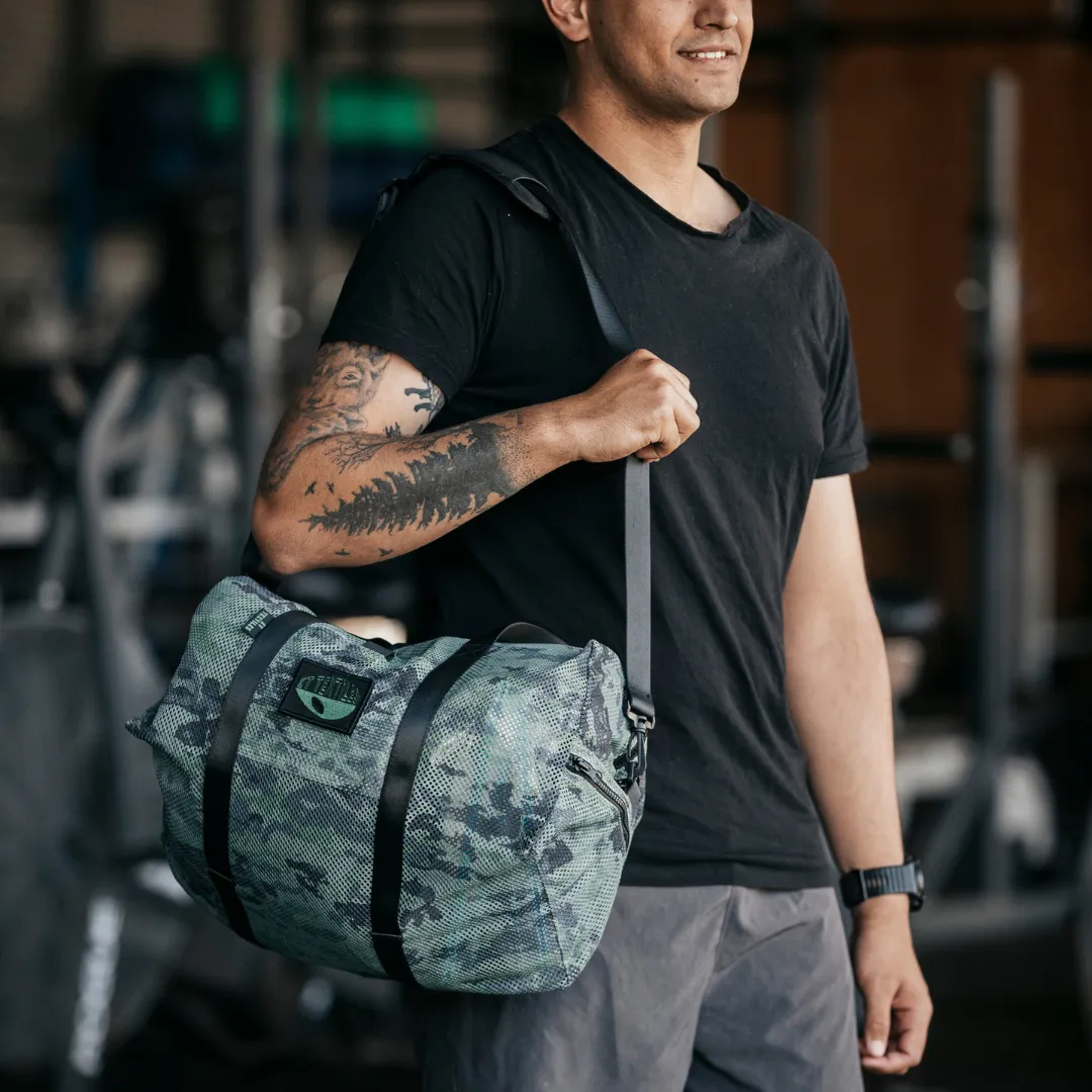 Mesh Duffle Bag - Army Green