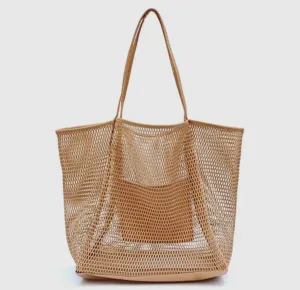 Mesh Sandproof Beach Bag
