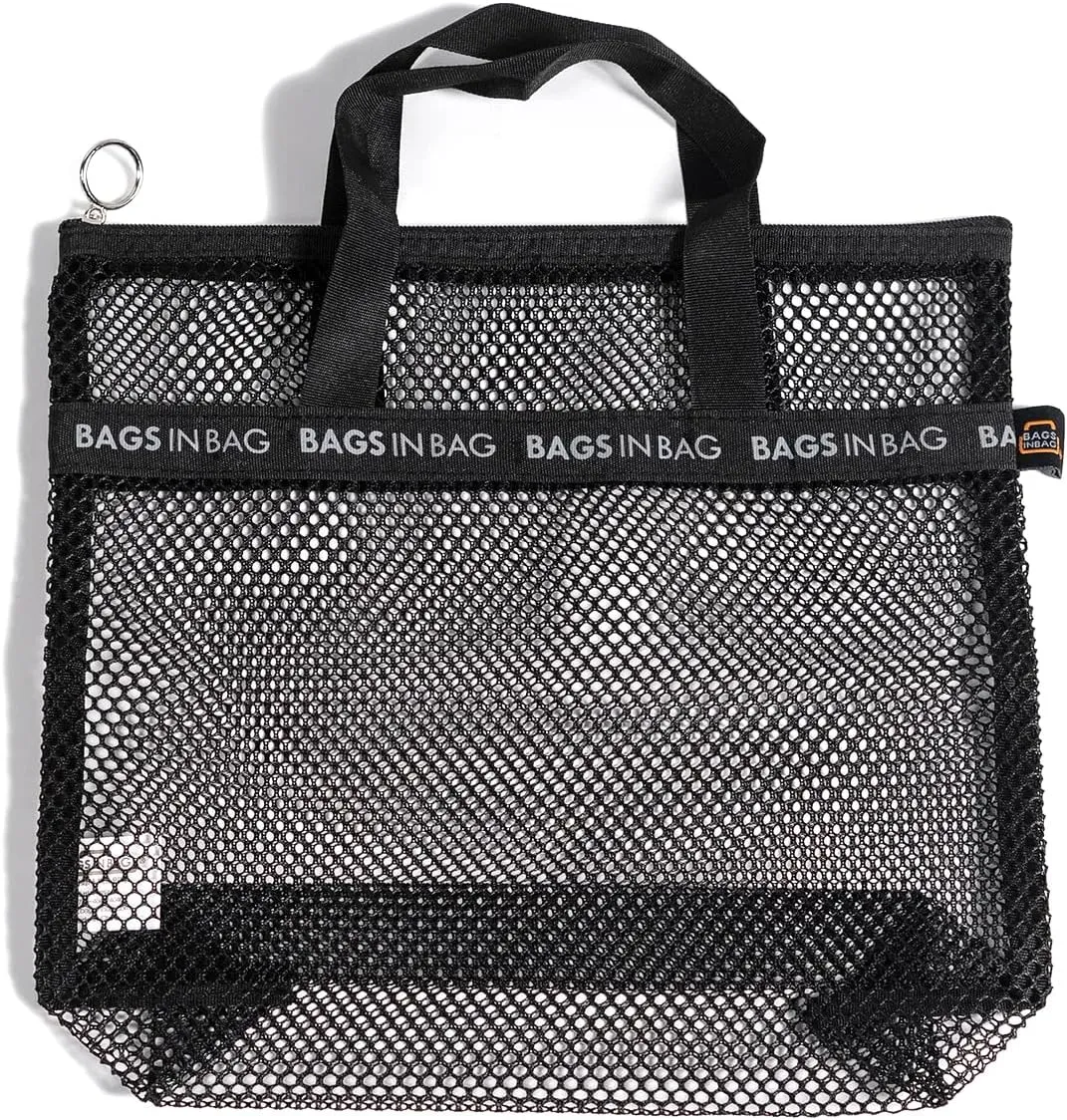 Mesh Travel Shower Caddy Tote Bag for Gym, Swim, Dorms, Bathrooms