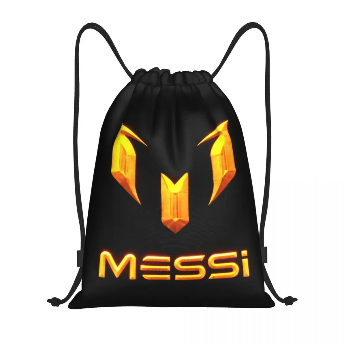 Messi 10 Football Drawstring Backpack Women Men Gym Sport Portable Training Bag Sack