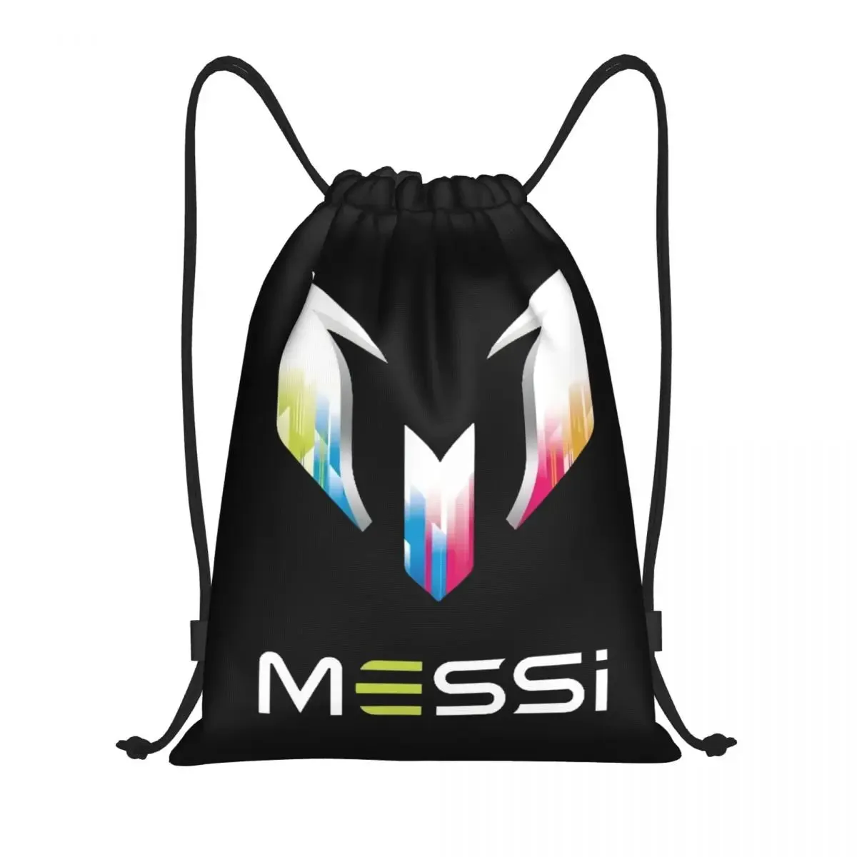 Messi 10 Football Drawstring Backpack Women Men Gym Sport Portable Training Bag Sack