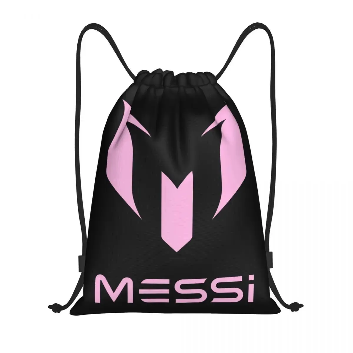 Messi 10 Football Drawstring Backpack Women Men Gym Sport Portable Training Bag Sack