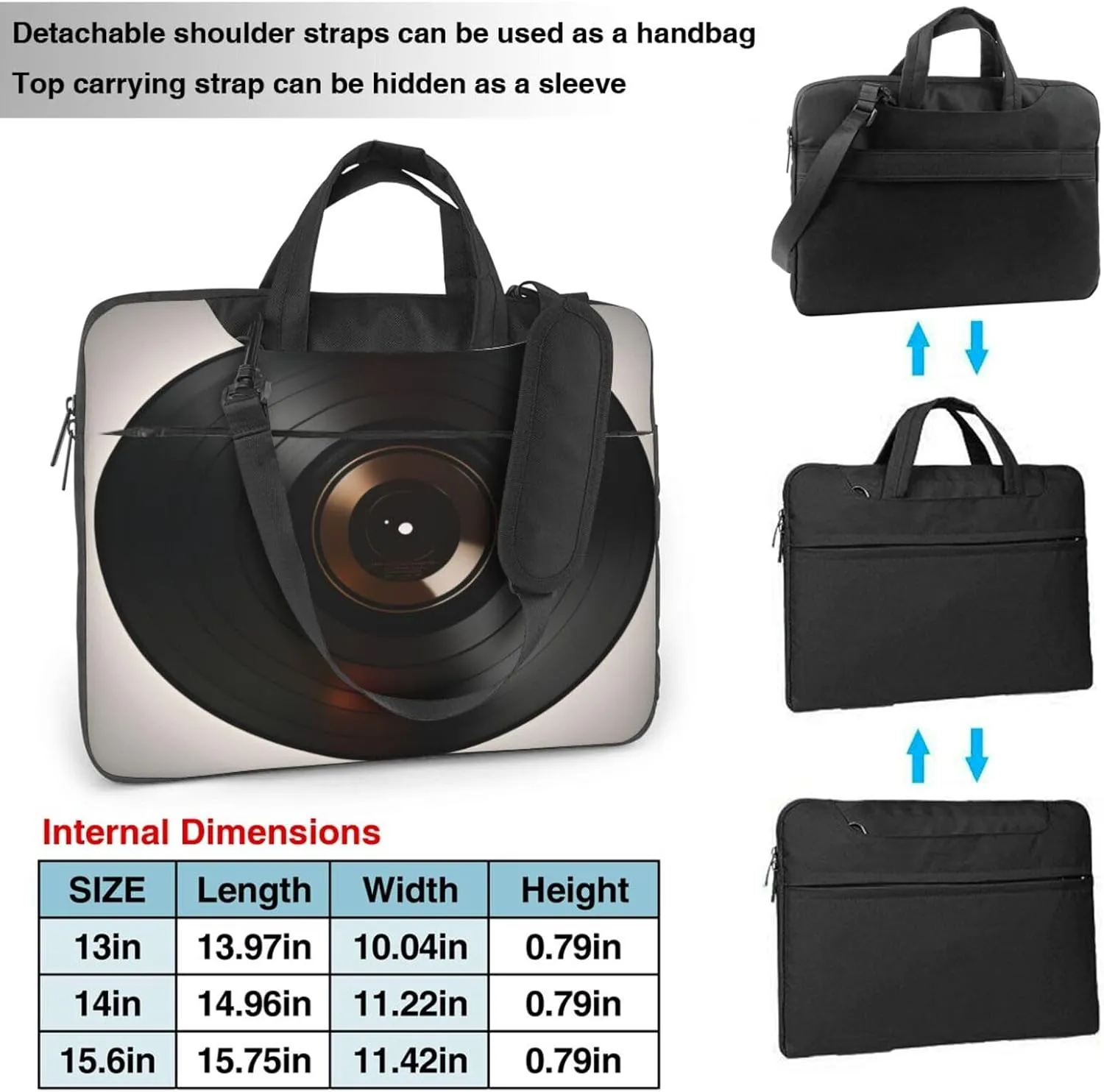 Mexican Skull Laptop Bag, 15.6 inch Laptop Case Shoulder Messenger Bag Briefcase Computer Bag for Men Women