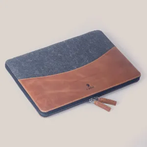 Microsoft Surface Book 13.5 Zippered Laptop Case - Felt and Tan Crunch