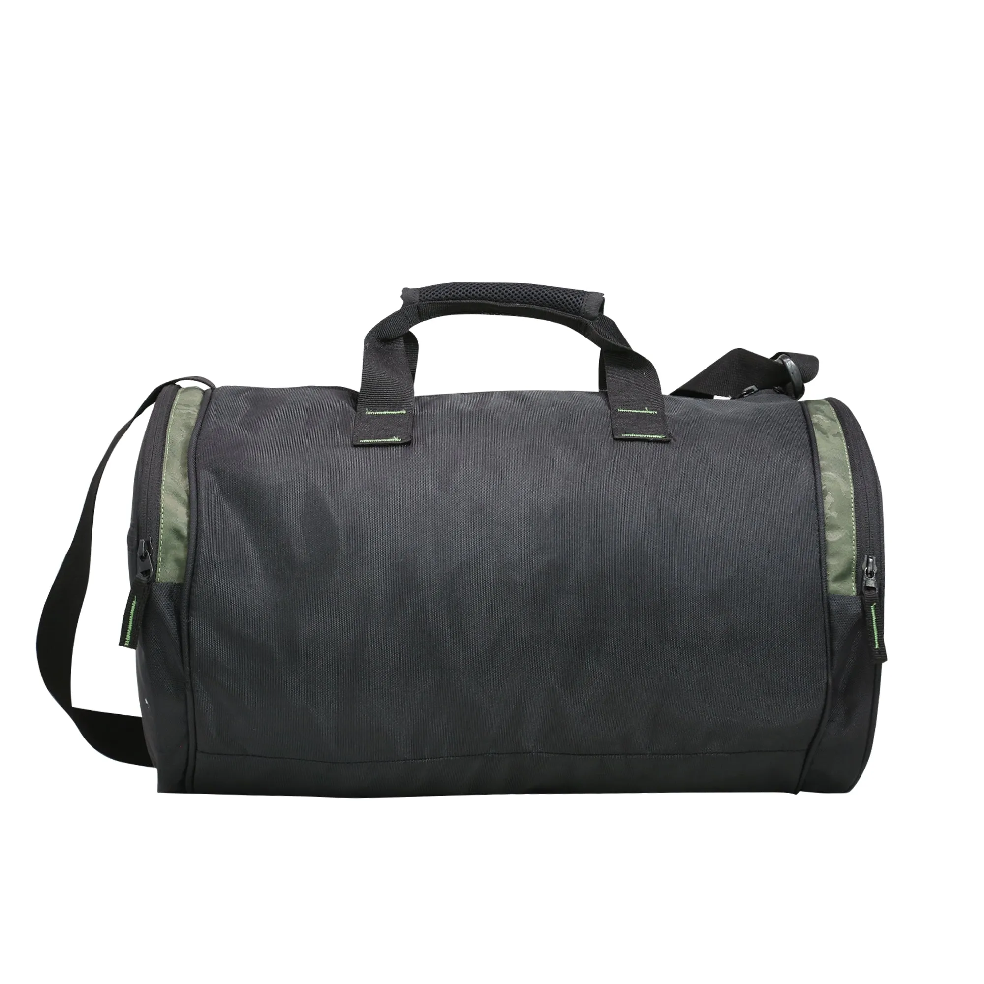 Mike Dual Tone Gym Bag - Camo Green