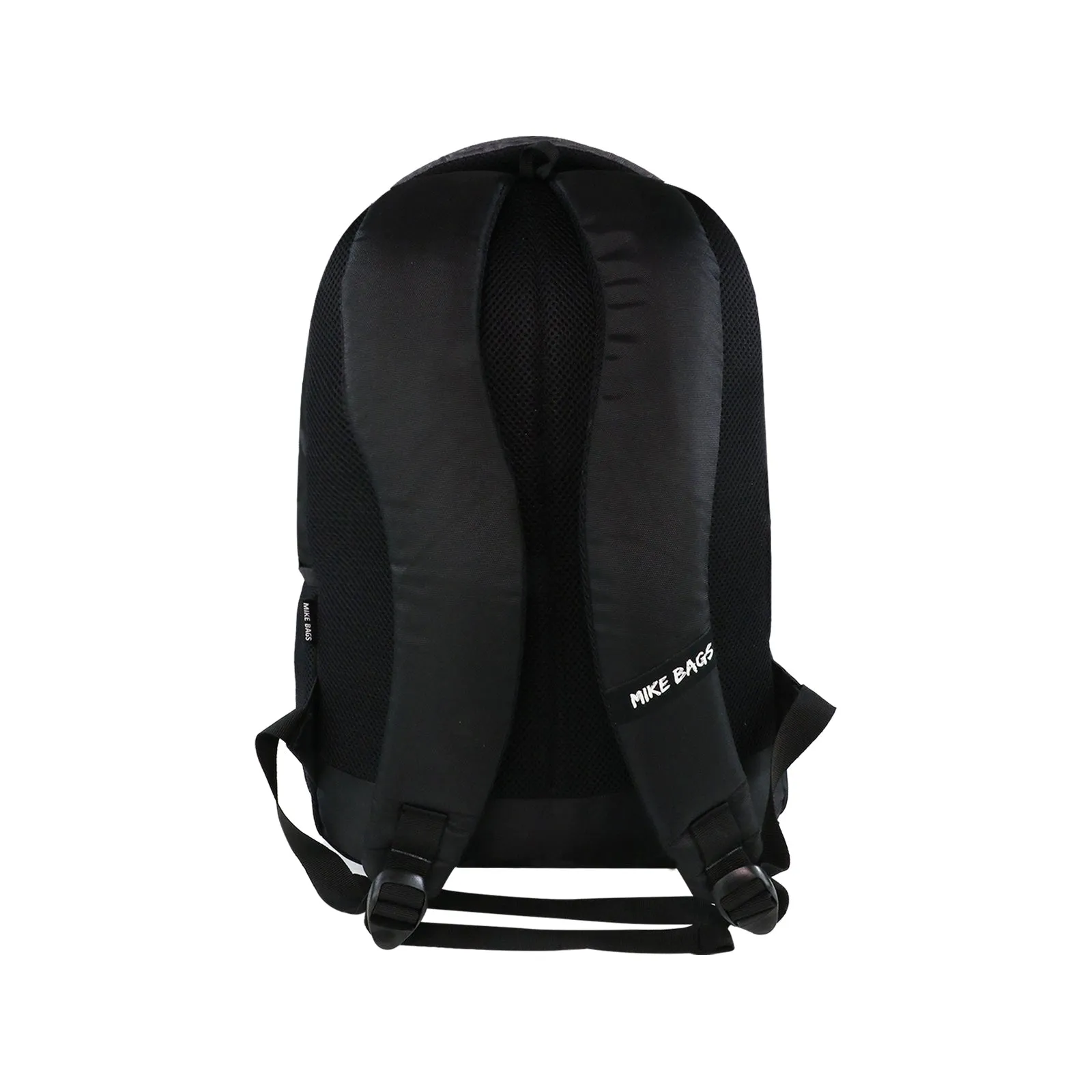 Mike School bag Unisex Backpack Polyester with Two Compartments combo offer Water ressitant Backpack (Black & Dark Blue, 27L)