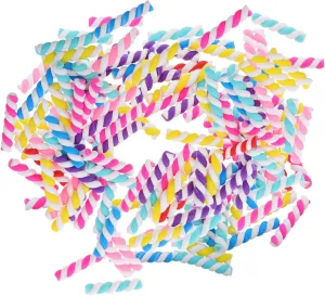Milisten 10 Pack Soft Ceramic Roll Rods for Diy Polymer Clay Charms Lollipop Craft Supplies Decorative Charms for Phone Cases Projects