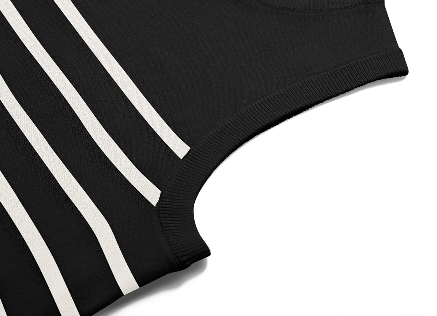 MIROL Women's Sleeveless Striped Tank Tops 2025 Summer Crewneck T-Shirts Basic Knit Casual Loose Blouse
