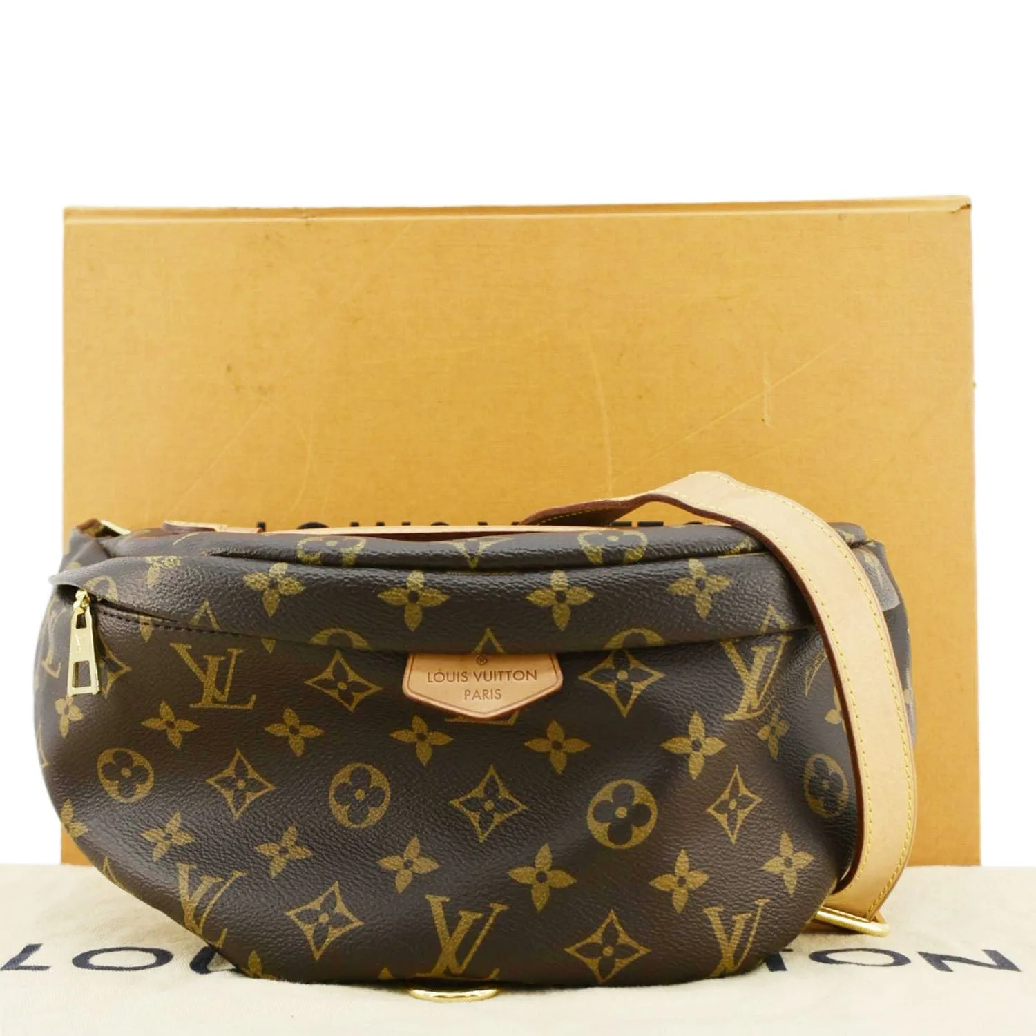 Monogram LOUIS Canvas Heavy discount Bumbag Big-value deals VUITTON Brown