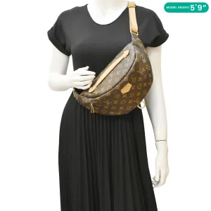 Monogram LOUIS Canvas Heavy discount Bumbag Big-value deals VUITTON Brown