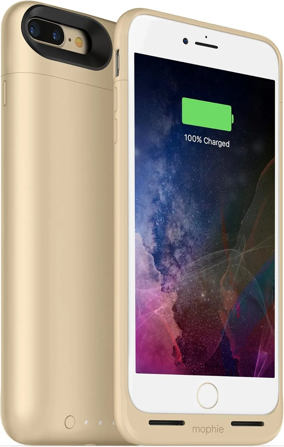 mophie juice pack wireless - Charge Force Wireless Power - Wireless Charging Protective Battery Pack Case for iPhone 8 Plus and iPhone 7 Plus - Gold