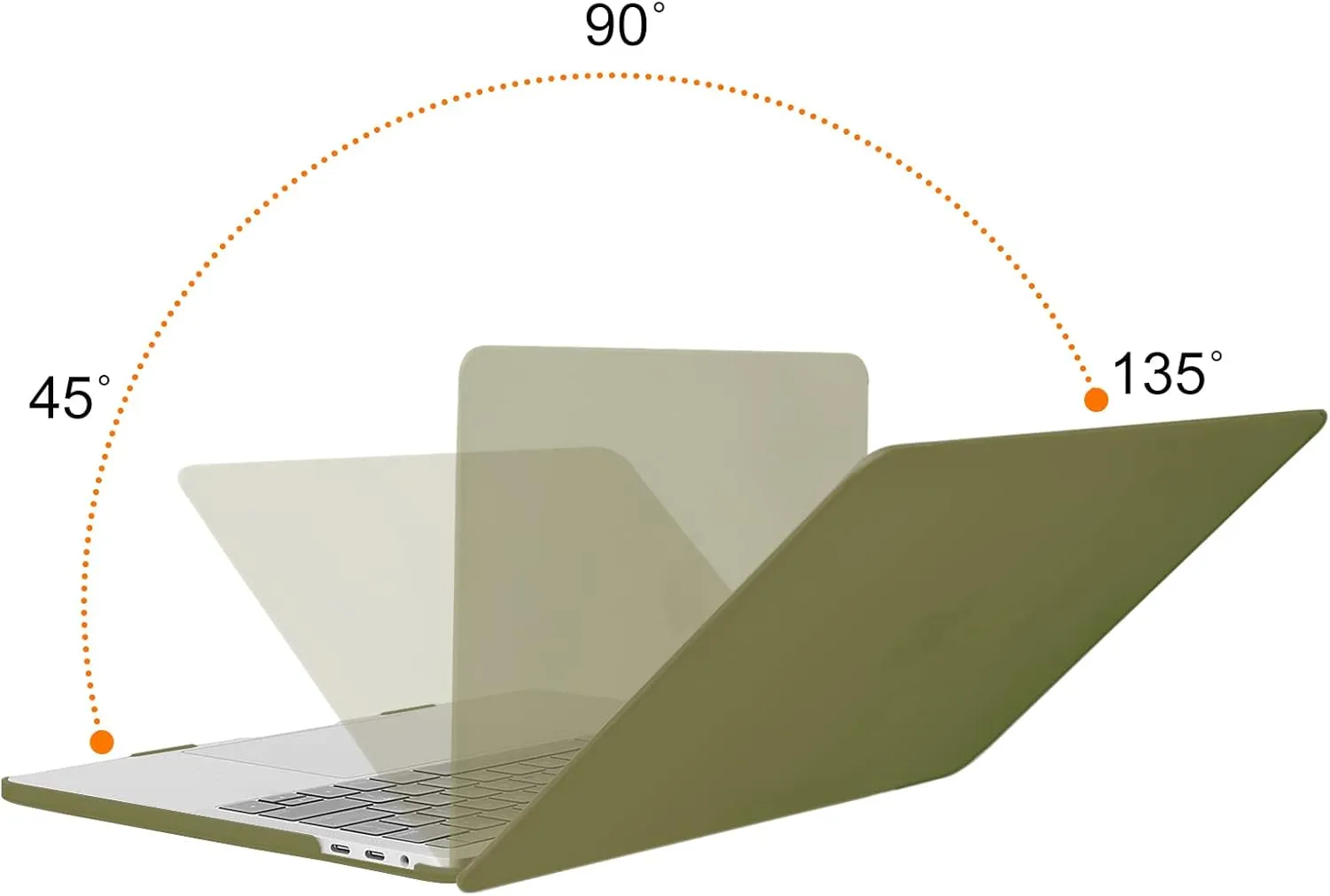 MOSISO Compatible with MacBook Pro 13 inch Case M2 2025, 2024, 2023, 2022-2016 A2338 M1 A2251 A2289 A2159 A1989 A1708 A1706, Plastic Hard Shell&Keyboard Cover&Screen Film&Storage Bag, Capulet Olive