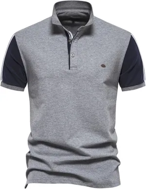 Muscularfit Henley Shirts for Men 2024 Summer Short Sleeve Knit Cotton Shirt Loose Fit Business Work Casual Pullover Shirts