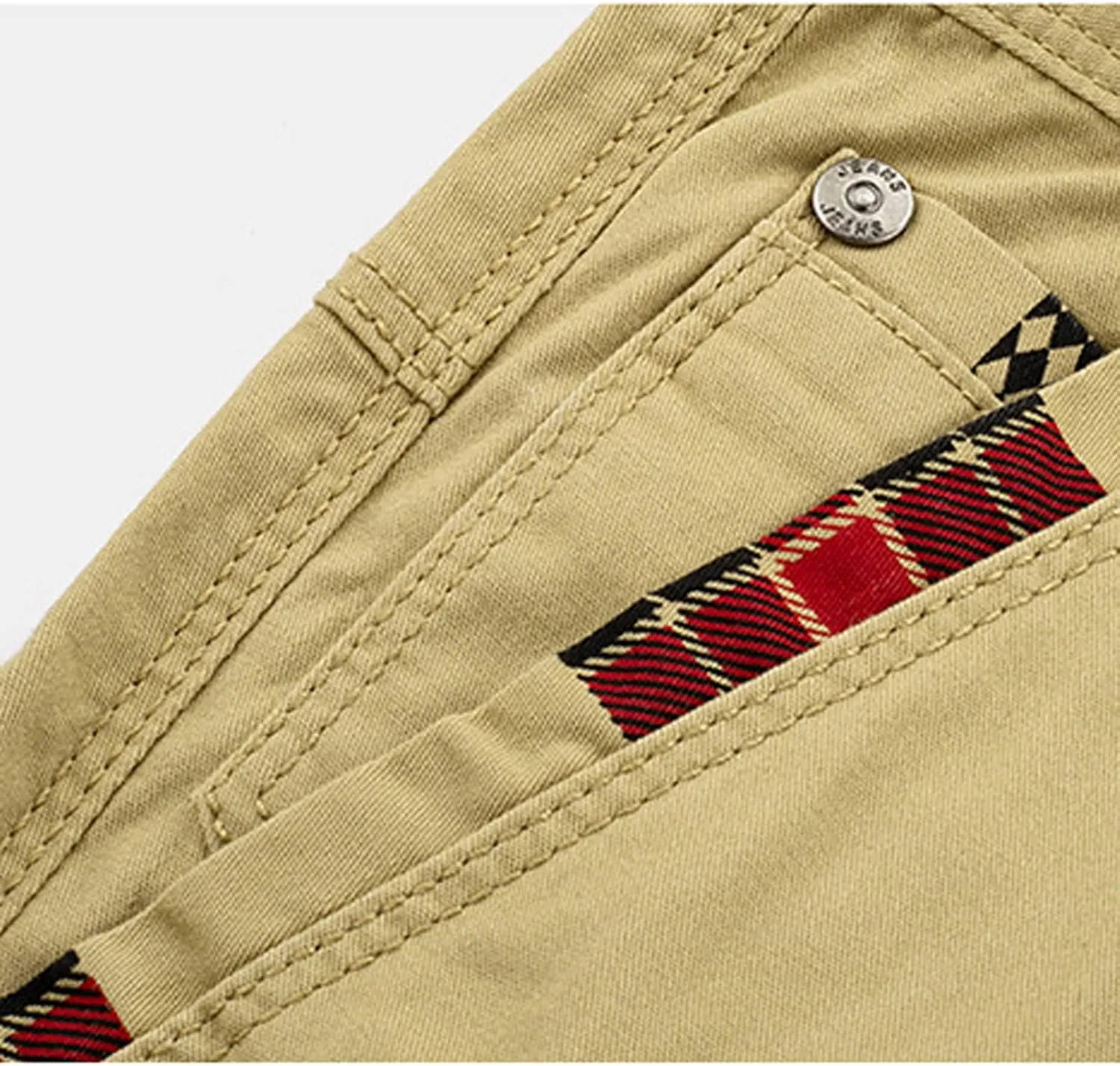 Muscularfit Mens Shorts 7 Inch Slim Fit Solid Buckle Zipper Cargo Shorts with Pocket Outdoor Fashion Work Utility Shorts 2023