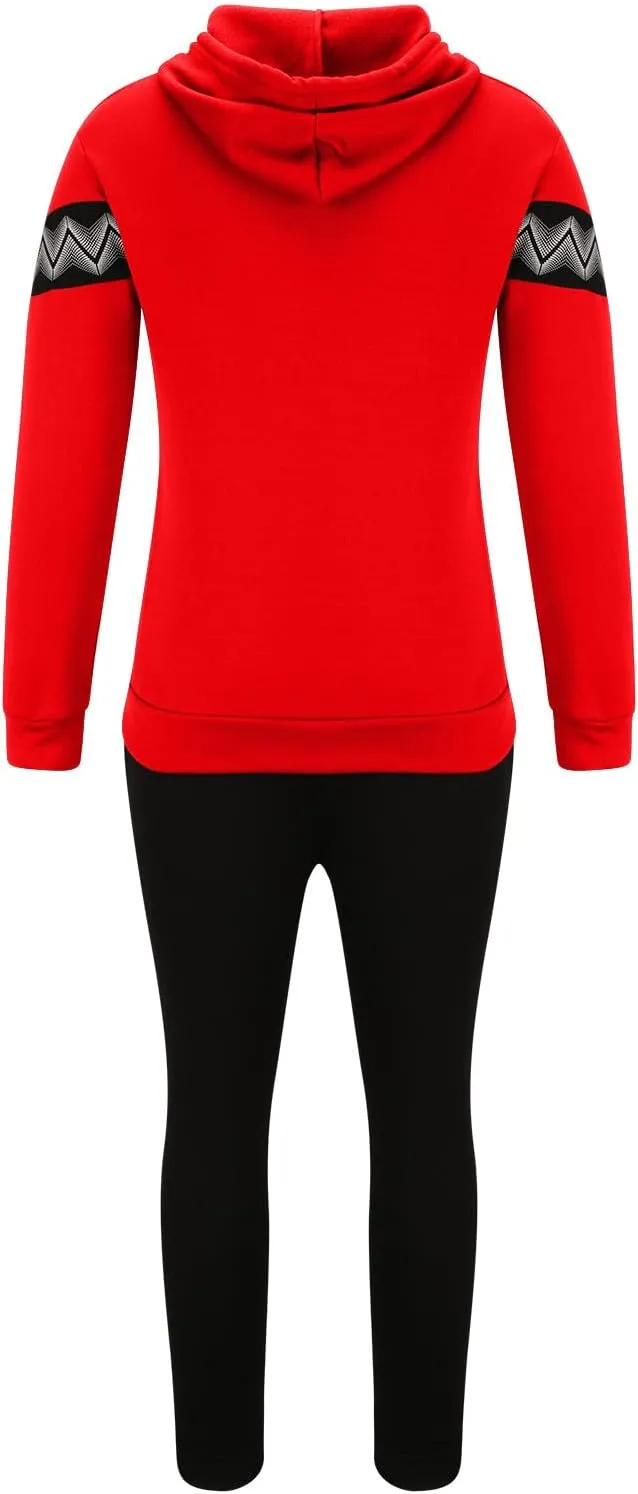 Muscularfit Men's Tracksuit 2 Piece Hooded Athletic Sweatsuits Drawstring Pullover Sweatshirt Athletic Jogging 2 Piece Outfit