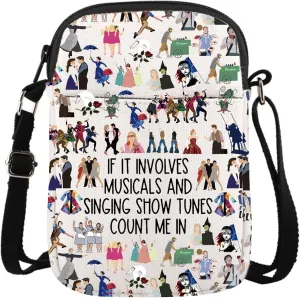 Musical Theater Gift If It Involves Musicals And Singing Count Me In Musical Makeup Bag (Involves Musicals CR)