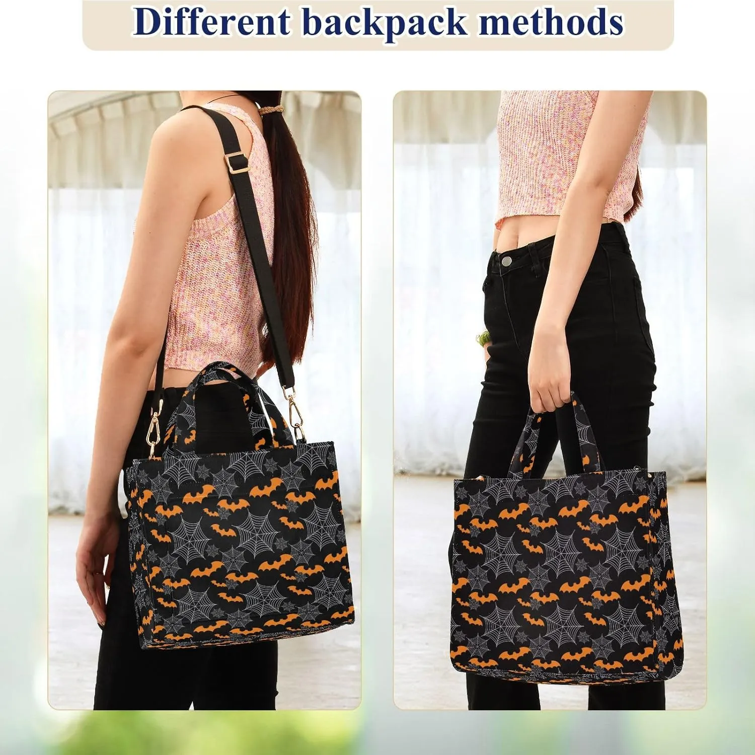 Naanle Stylish Lifelike Pattern Corduroy Satchel Tote Shoulder Bag for Men Women Weekender Travel Beach Shopping Gym