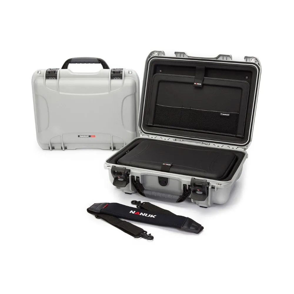NANUK 923 with Laptop Kit - Silver