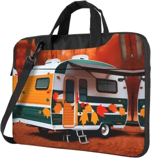 National Parks Sunshine Trees Print Notebook Computer Protective Carrying Cover With Pocket,13 Inch Laptop Shoulder Bag