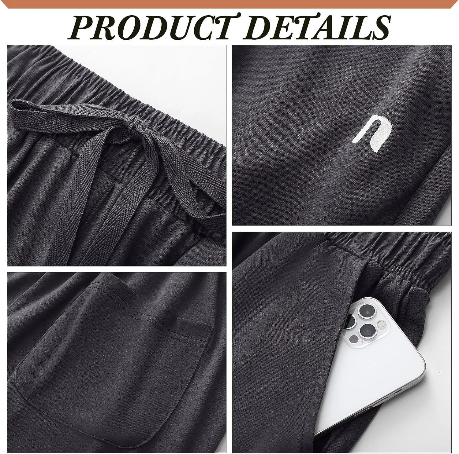 Neer 3 Pack Women's Quick Dry Shorts Women Drawstring High Waisted Bermuda Athletic Shorts with Pockets