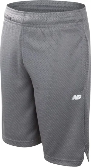 New Balance Boys' Active Shorts - Performance Gym Shorts with Pockets - Kids' Mesh Athletic Shorts for Boys' (Size: 4-20)