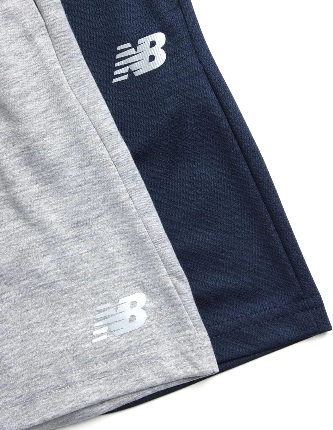 New Balance Boys Athletic Shorts - 4 Pack Moisture-Wicking Performance Mesh Shorts for Boys for Running and Sports (4-20)