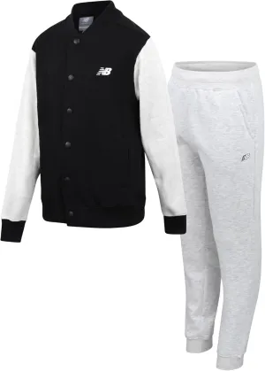 New Balance Boys Jogger Pants Set - 2 Piece Bomber Jacket and Fleece Cargo Joggers Set - Boys Activewear Fleece Jogset (8-20)