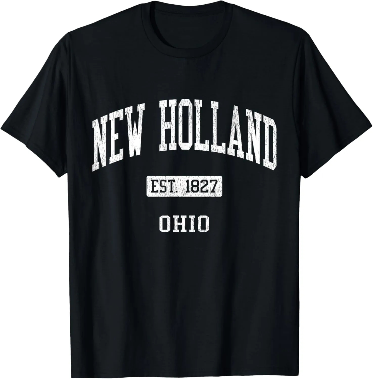 New Holland Ohio OH JS04 Vintage Athletic Sports T-Shirt