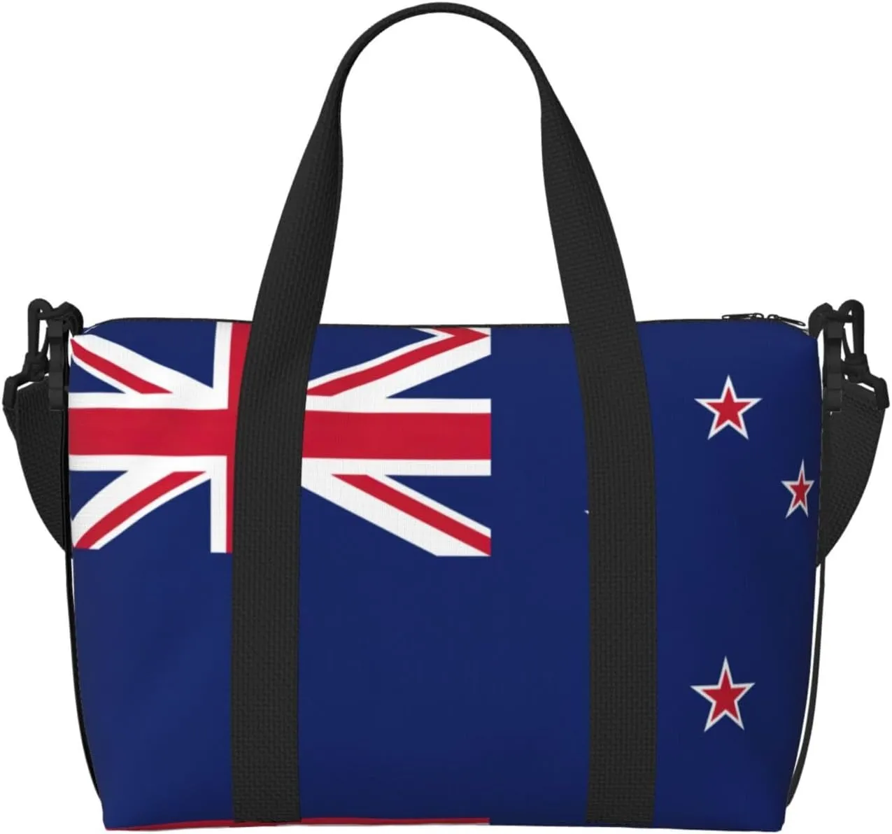 New Zealand Flag Versatile Personal Item Travel Bags for Women - Spacious Duffel Bags for Traveling, Gym Bags for Men