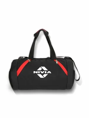 NIVIA Beast 17L Gym Bag (Red/Black)