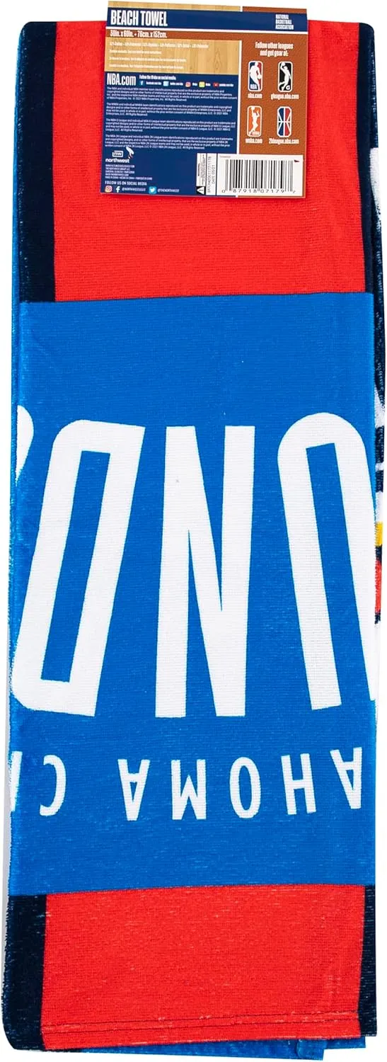 NORTHWEST NBA Unisex-Adult Beach Towel