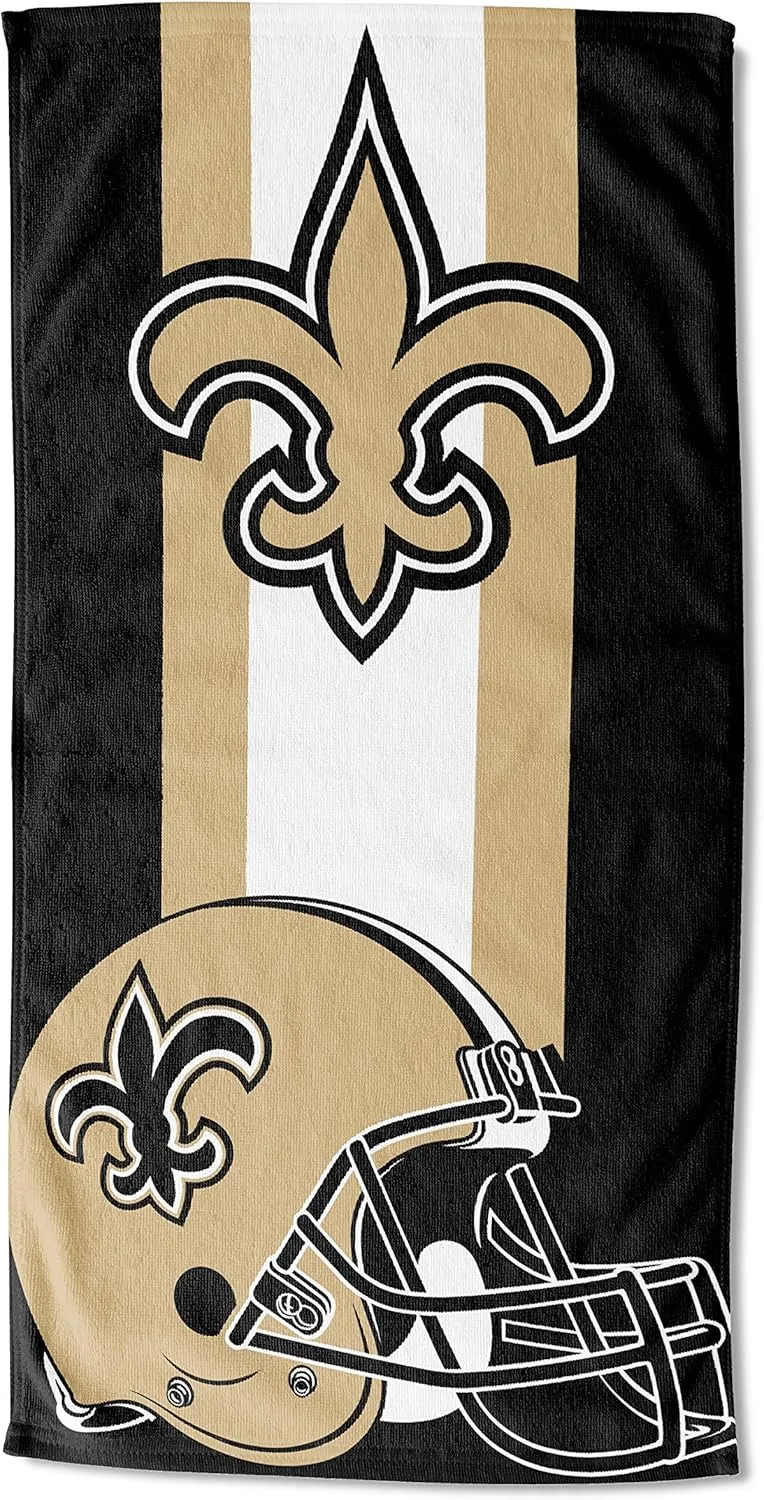 Northwest NFL New Orleans Saints Beach Towel, 30" x 60", Zone Read