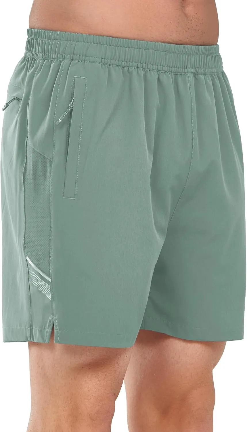 NORTHYARD Men's Athletic Running Shorts 5" Quick Dry Lightweight with Zip Pockets Gym Workout Active