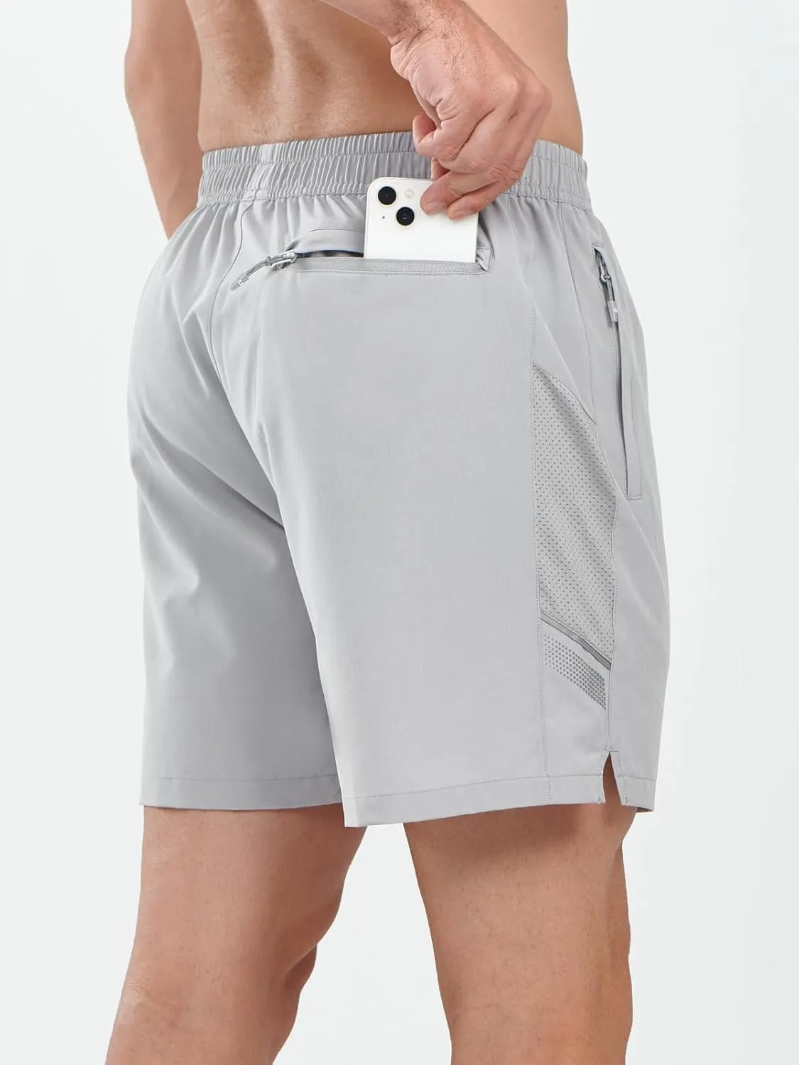 NORTHYARD Men's Athletic Running Shorts 5" Quick Dry Lightweight with Zip Pockets Gym Workout Active