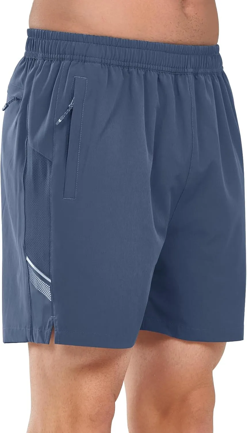 NORTHYARD Men's Athletic Running Shorts 5" Quick Dry Lightweight with Zip Pockets Gym Workout Active