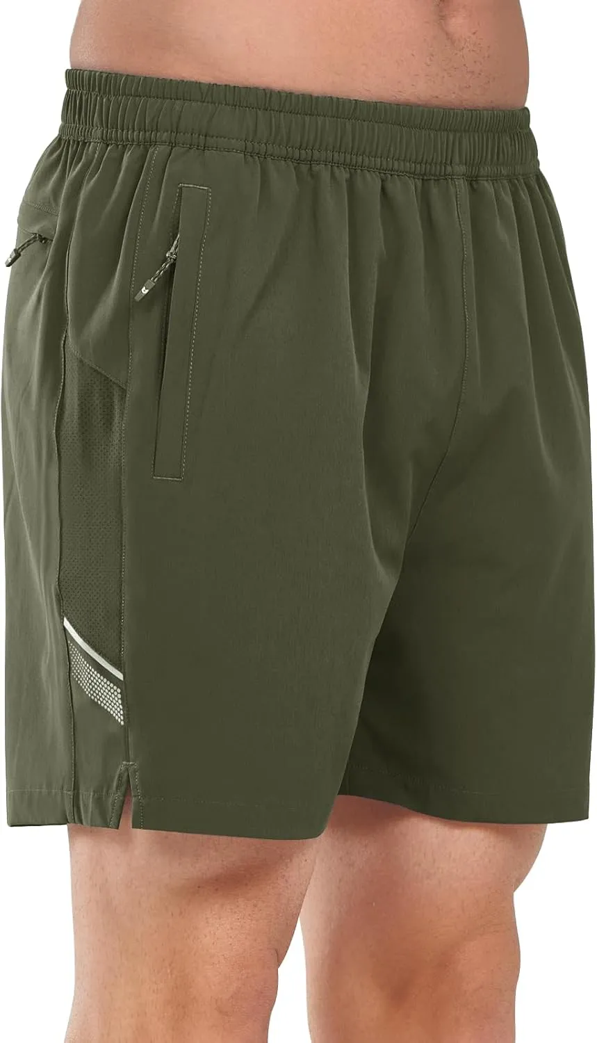 NORTHYARD Men's Athletic Running Shorts 5" Quick Dry Lightweight with Zip Pockets Gym Workout Active