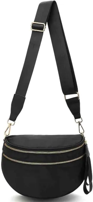 Nuvore ComfortBag,Nuvore Crossbody Bag,Multiple Pockets Large Capacity Spacious Stylish Checkered Bum Bags for Women
