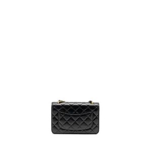 On Lion Lambskin CHANEL Wallet Responsive Buy-one-get-one (microchip) 23A  Charms Chain Black