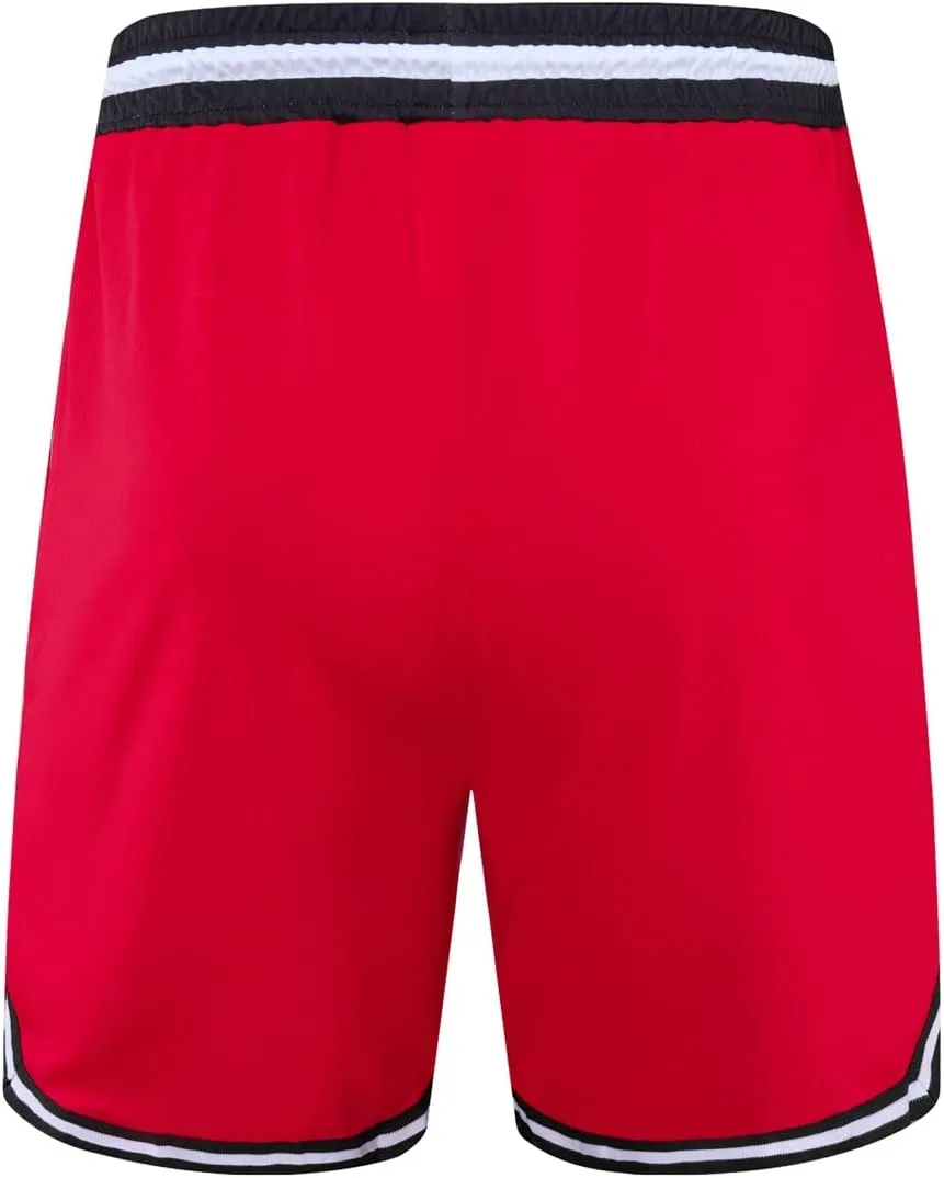 OPALOS 3 Pack Basketball Shorts for Men with Zipper Pockets,Active Athletic Shorts