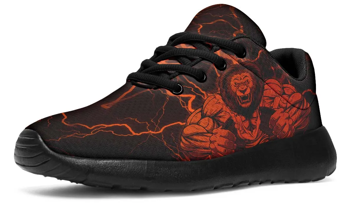 Orange Lightning Muscle Lion