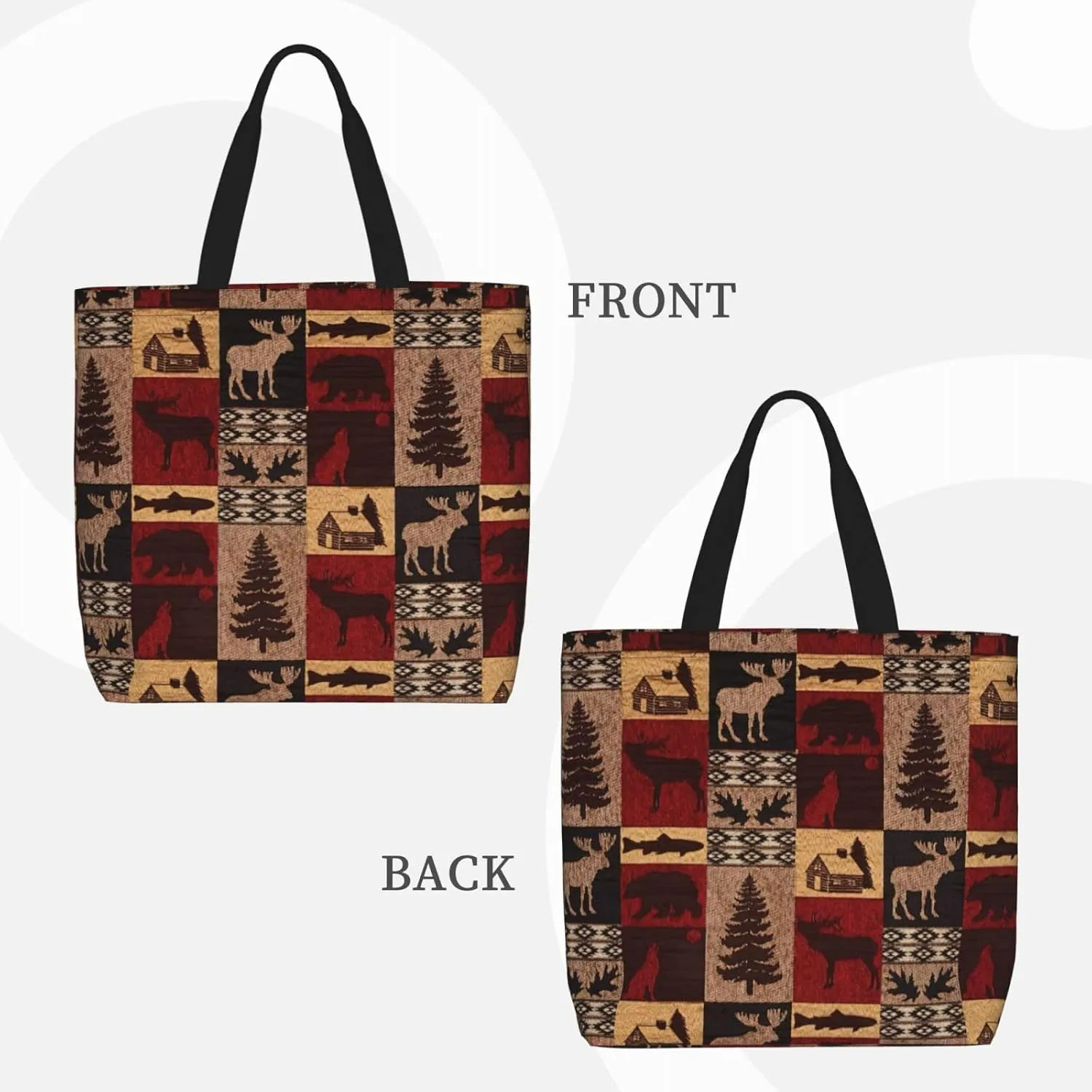 Orca Killer Whale Print Fashion Tote Bag,Travel Handbag For Women, Hobo Bags, Work Shoulder Bags Crossbody Bag