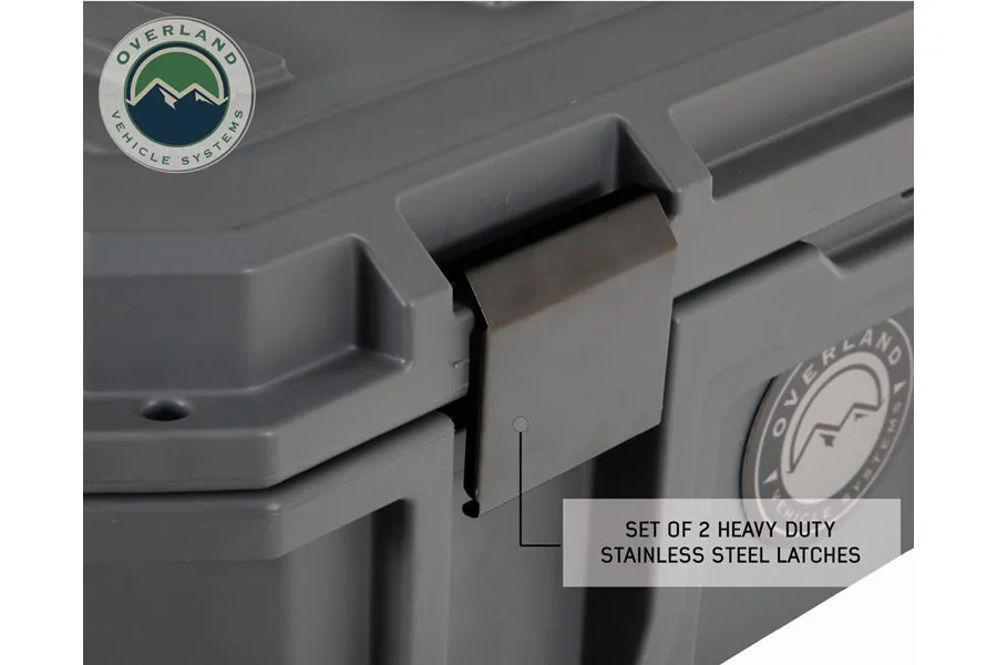 Overland Vehicle Systems Dry Storage Box 169qt - Dark Grey