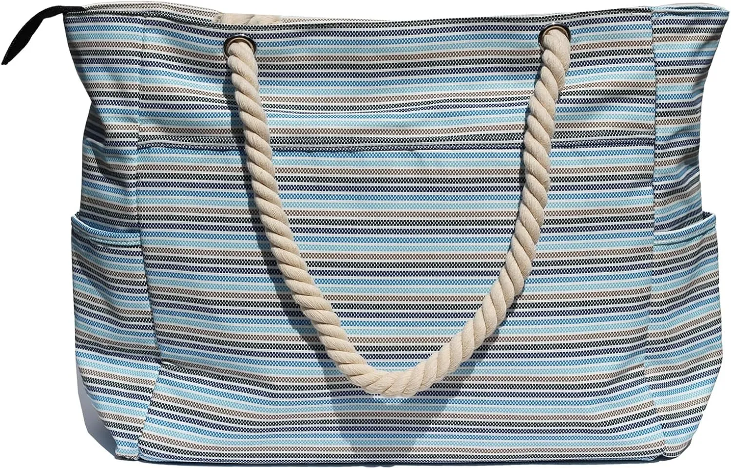 OVERSIZE BEACH BAG Large Tote Bag for Women Waterproof Sandproof with Dry Wet Compartment for Pool Gym Travel