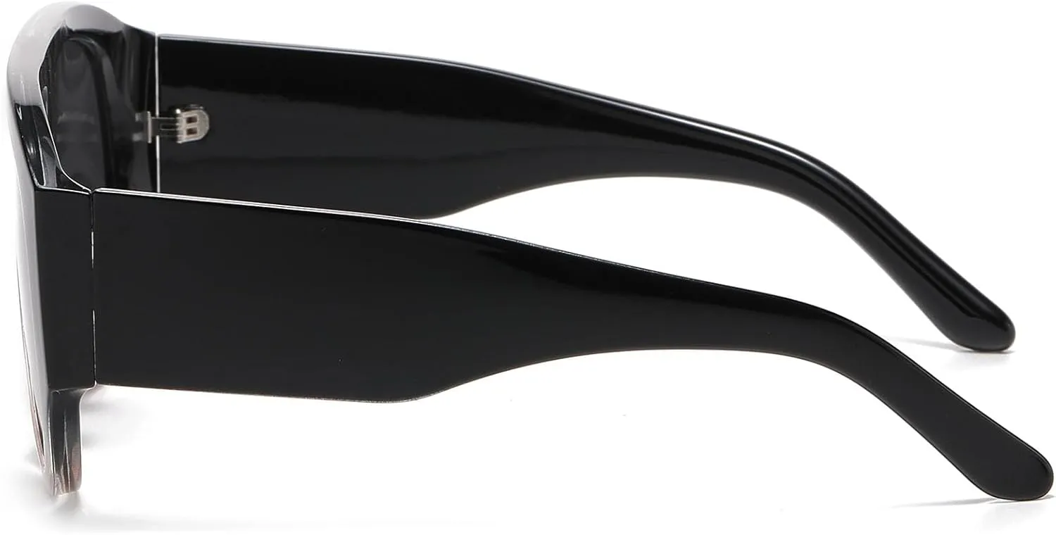 Oversized Aviator Sunglasses for Women Men Classic Big Frame Sun Glasses