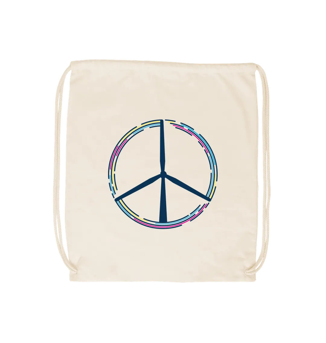 Peace Drawstring Bag